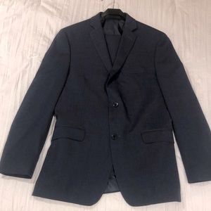 Men’s Navy Blue Suit Jacket and pants